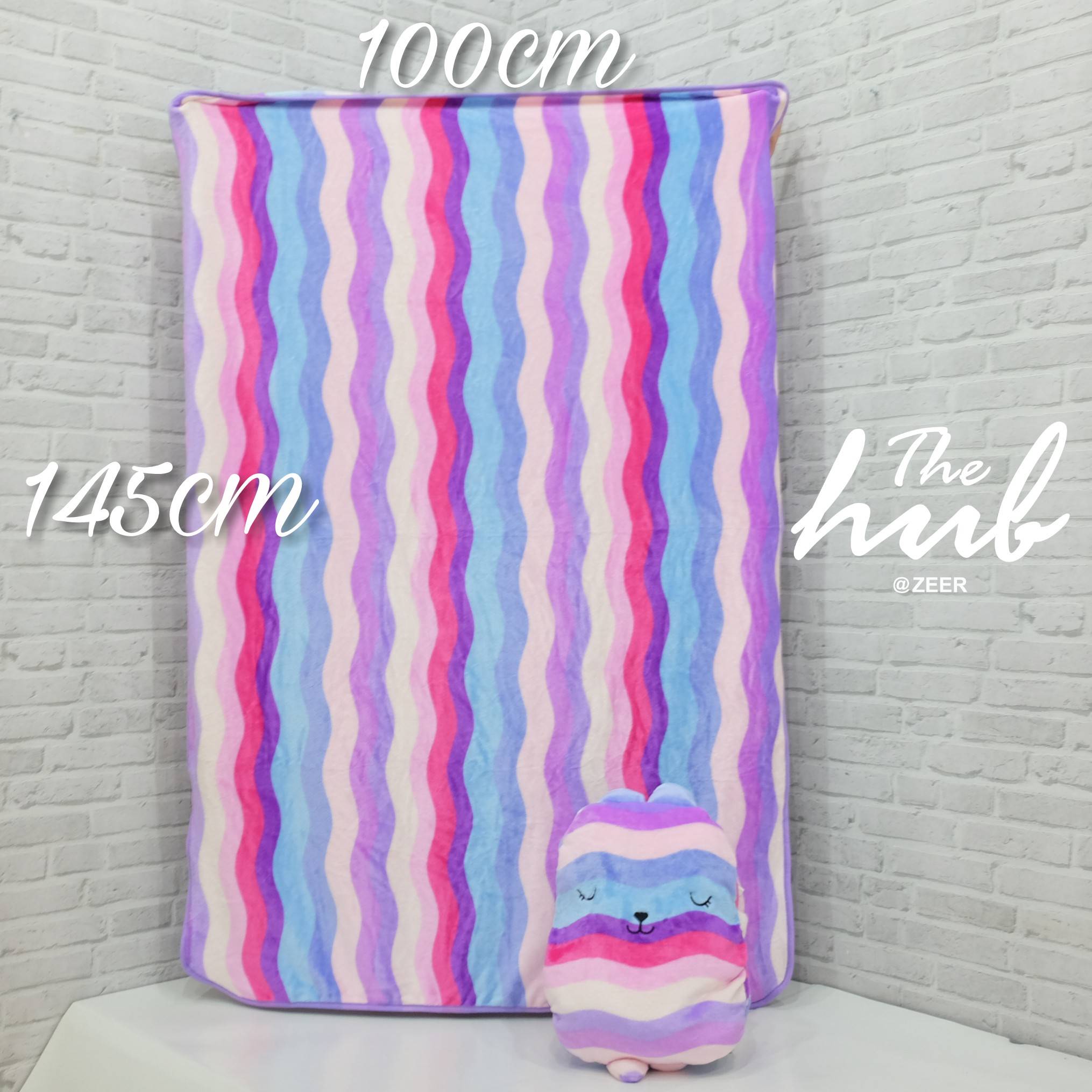 หมอนผ้าห่มคราฟคัลเลอร์ฟูล