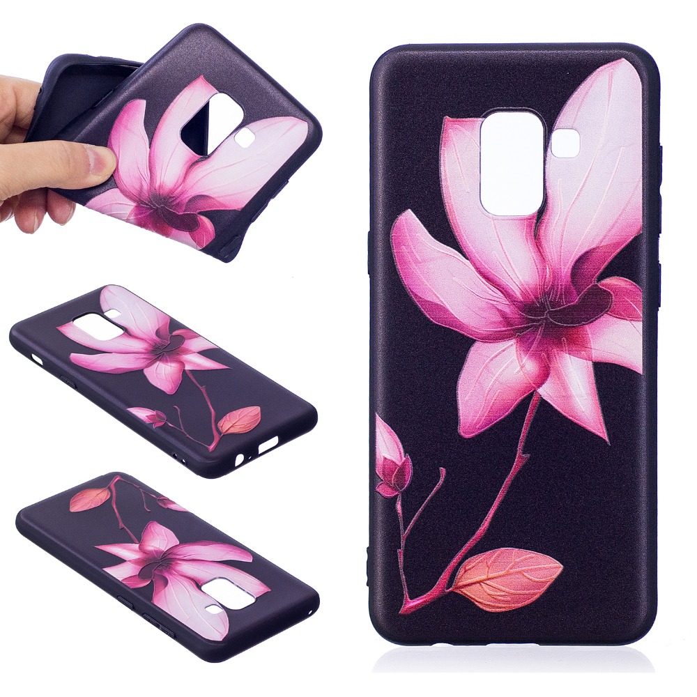 Case Samsung Galaxy A8 (2018) #เคสฝาหลัง TPU Shell Mobile Shell ลายน่ารักๆ