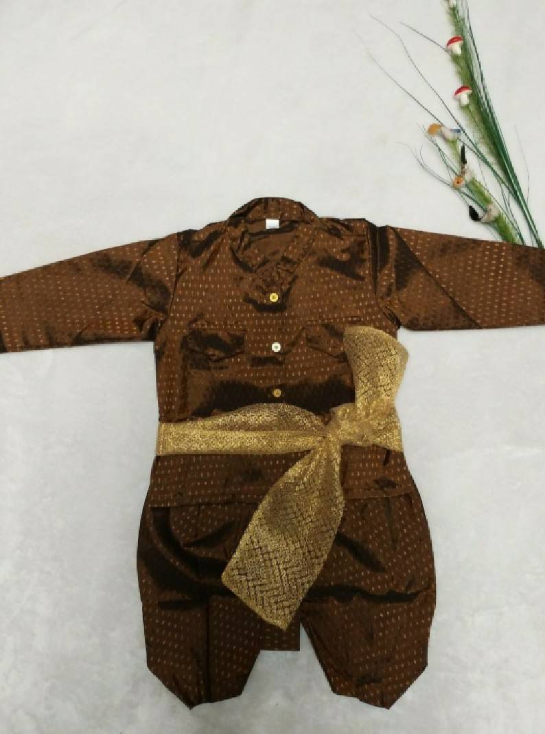 ชุดไทยเด็กชาย พี่หมื่นแขนยาว