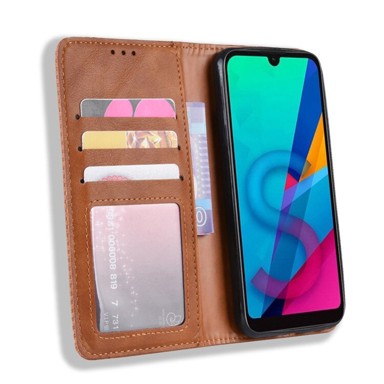 เคส Huawei Mate 20 #เคสฝาพับปกหนังสไตล์วินเทจดูดซับอัตโนมัติแบบกระเป๋าสตางค์