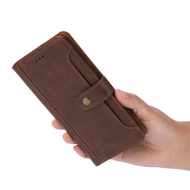 เคส iPhone 13 Pro Max#เคสฝาพับหนัง PU สไตล์กระเป๋าสตางค์พร้อมช่องใส่การ์ด Multi-Card Slots Wallet Casing PU Leather Case Magnetic Buckle Book Flip Cover