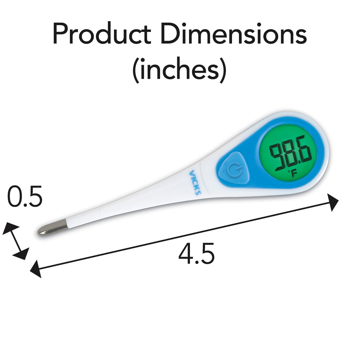 Vicks® SpeedRead Digital Thermometer Fast and Accurate Model V912USV4 เทอร์โมมิเตอร์ ดิจิตอล วัดอุณหภูมิ