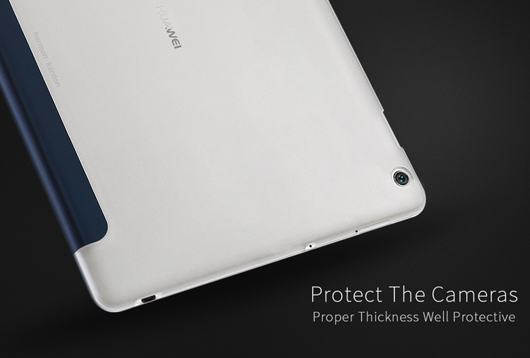 Case Huawei MediaPad M3 Lite 10 10.1นิ้ว #เคสแท็บเล็ตหนัง PU คุณภาพดีกรอบ TPU โปร่งแสง ปิดแม่เหล็ก