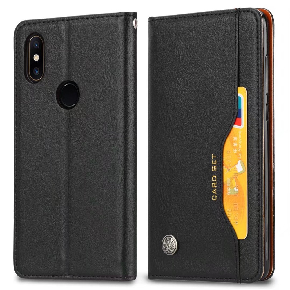 เคส Xiaomi Mi Mix 2s #เคสฝาพับแบบกระเป๋าสตางค์หนัง PU มีช่องเสียบบัตรคุณภาพดี