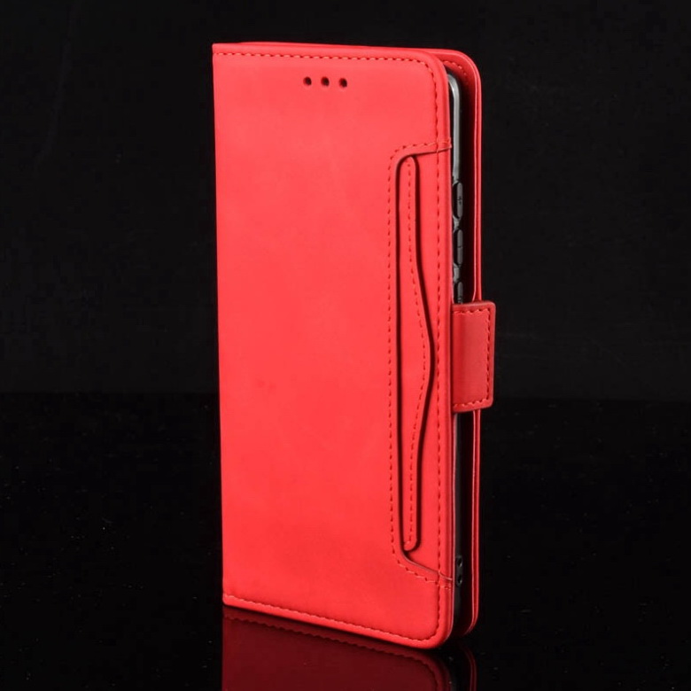 เคส OPPO A15 #เคสฝาพับหนัง PU มีที่เสียบการ์ดหลายช่อง Multiple Card Slots PU Leather Cover