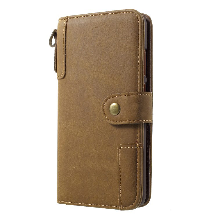 Case Huawei Mate 20 #เคสฝาพับแบบกระเป๋าสตางค์ Cowhide Leather Stand Wallet Stan