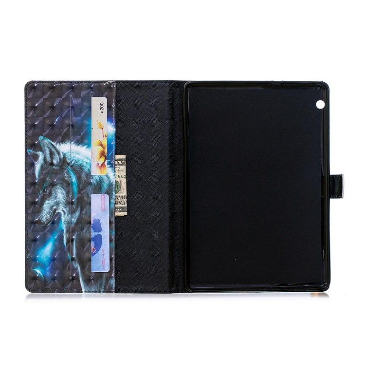 เคส Huawei MediaPad T3 10 #เคสฝาพับหนัง PU พิมพ์ลวดลาย Pattern Printing Wallet Stand