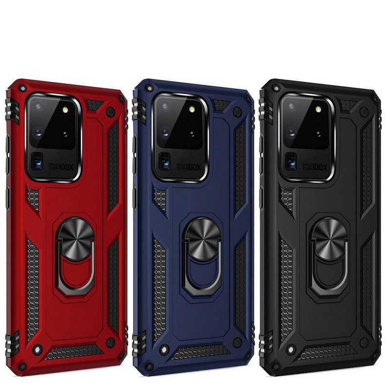 Case Samsung Galaxy S20 Ultra / S20 Ultra 5G #เคสฝาหลัง Hybrid TPU+PC มีแหวนสวมนิ้ว