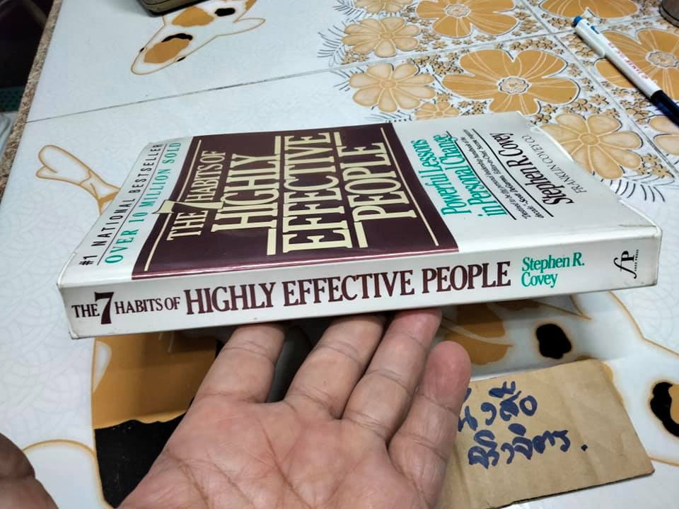 THE 7 HABITS OF HIGHLY EFFECTIVE PEOPLE BY STEPHEN R. COVEY ฉบับภาษาอังกฤษ