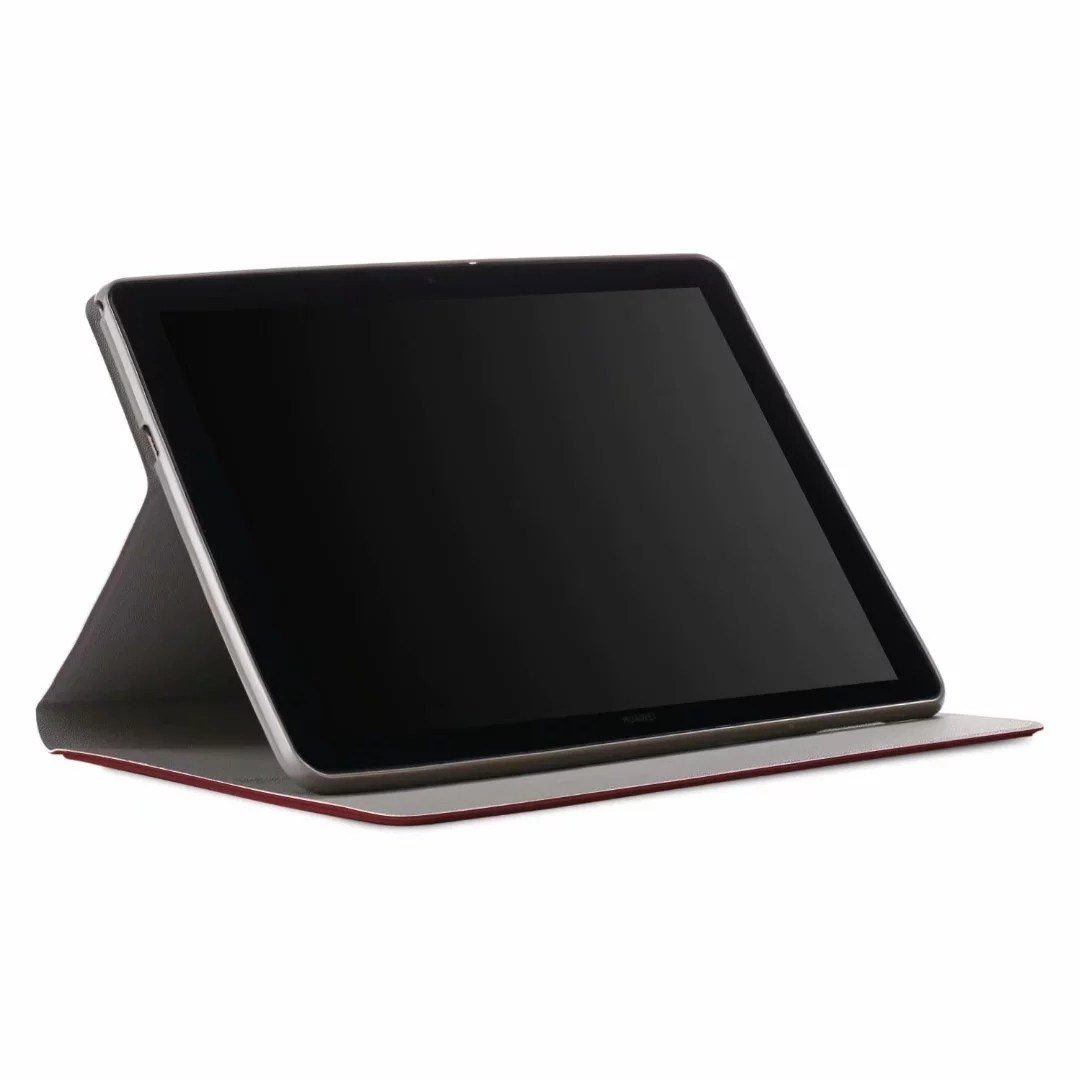 Case Huawei MediaPad T5 10 #เคสฝาพับผิวเคลือบ Cloth Coated Leather Stand Flip เคสคุณภาพดีราคาถุก