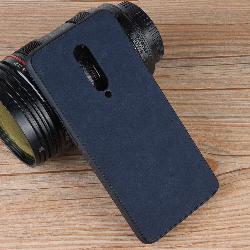 Case OnePlus 7 Pro #เคสฝาหลังพลาสติกเคลือบผ้ากำมะหยี่ PC + TPU Retro Velvet Cloth Coated