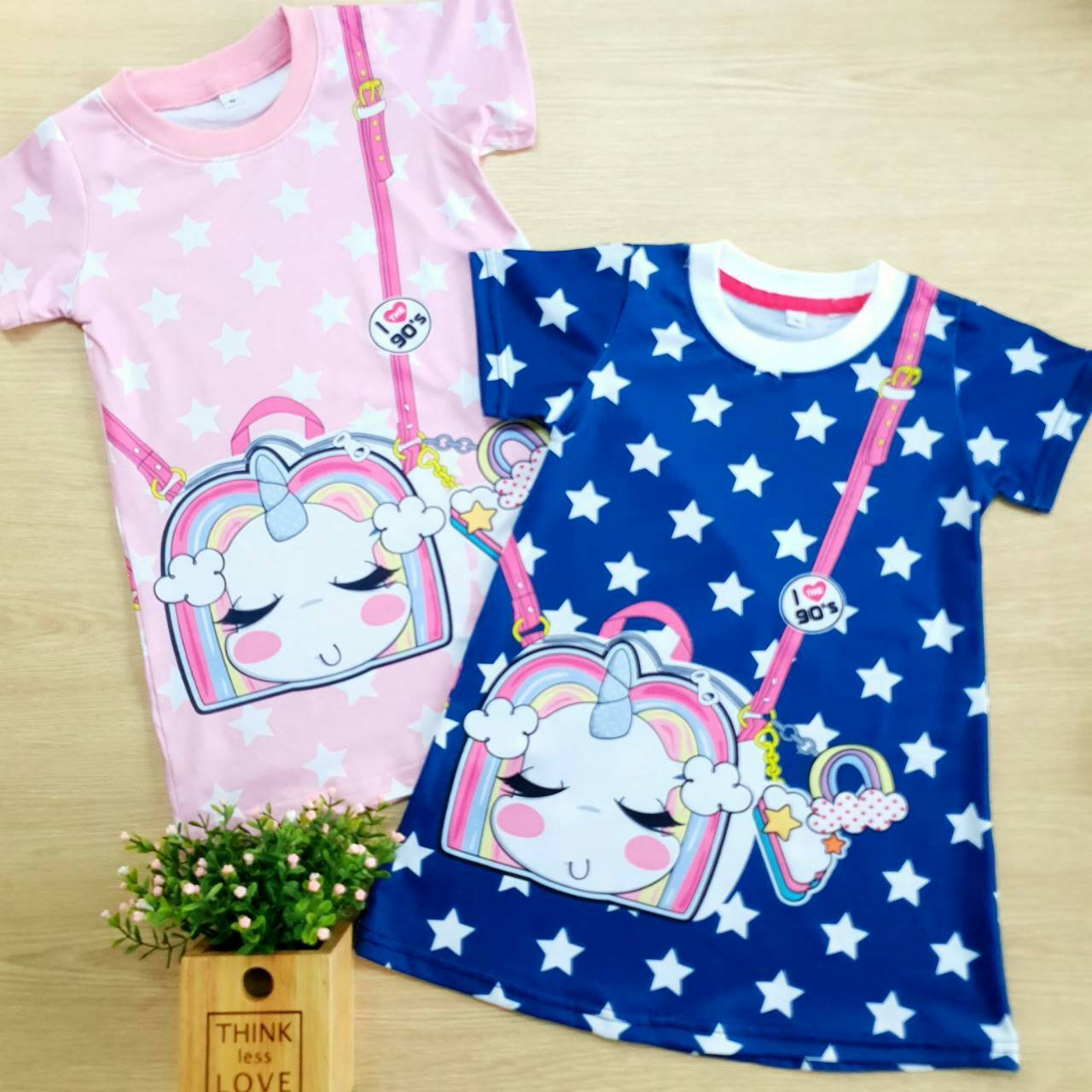 เดรสเด็กลาย Unicorn