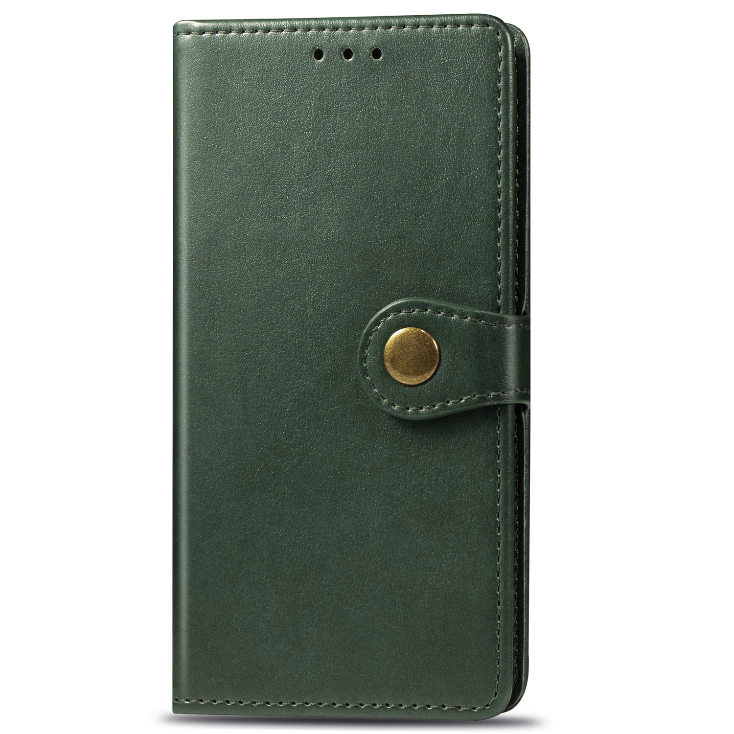 Case Samsung Galaxy A20s #เคสฝาพับแถบปิดแม่เหล็กพับตั้งได้ Magnetic Closure Wallet Lanyard Leather