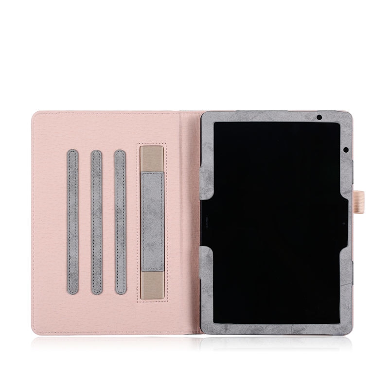 เคส Huawei MediaPad T5 10 #เคสฝาพับรูปแบบการพิมพ์ Pattern Printing PU Leather Smart Cover