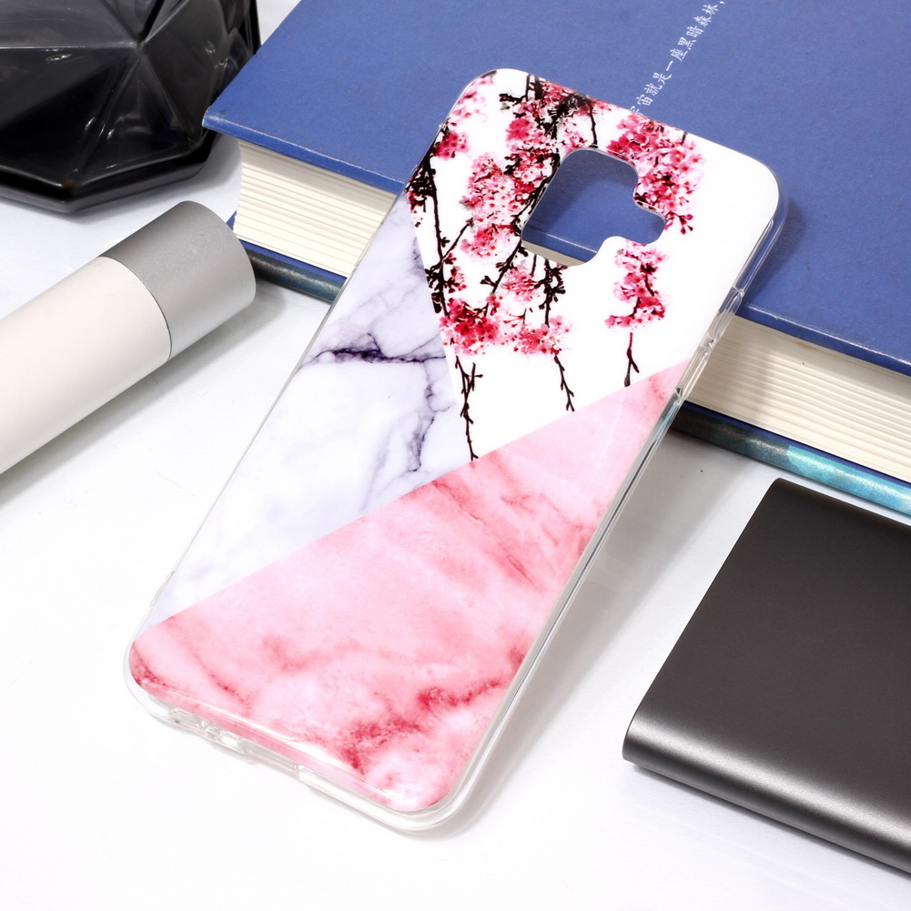 Case Samsung Galaxy A6 (2018) #เคสฝาหลัง TPU นิ่มพิมพ์ลายรูปแบบลายหินอ่อน