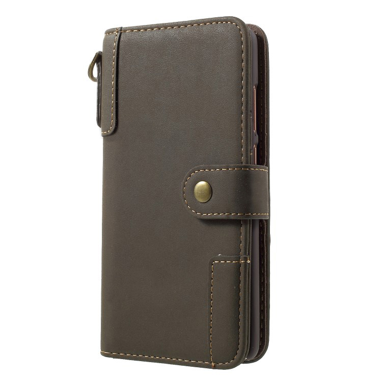 Case Huawei Mate 20 #เคสฝาพับแบบกระเป๋าสตางค์ Cowhide Leather Stand Wallet Stan