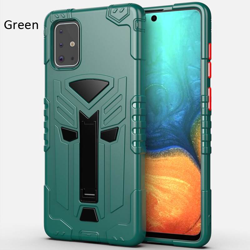 เคส Samsung Galaxy A51 #เคสฝาหลัง PC + TPU แบบไฮบริดมีขาตั้งในตัว