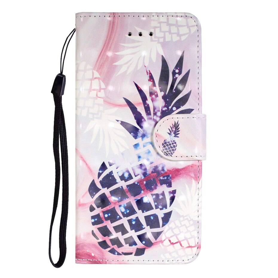 เคส Huawei Nova 5T #เคสฝาพับหนัง PU แบบกระเป๋าสตางค์ Light Spot Decor Patterned PU Leather Wallet