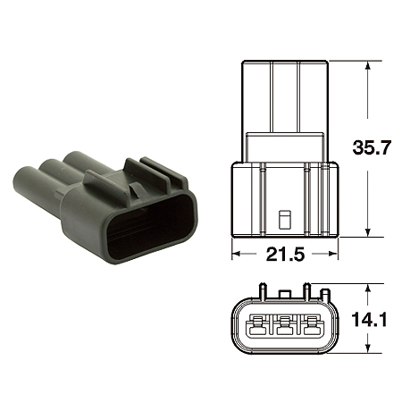 ปลั๊กต่อสายไฟในรถยนต์ AUTOMOTIVE CONNECTORS,090 FRKW FW SERIES SEALED 2sqmm