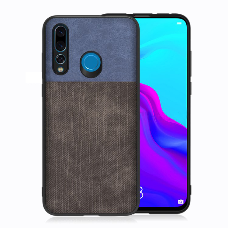 Case Huawei nova 4 #เคสฝาหลังรูปแบบ Cloth Texture PU Leather + TPU