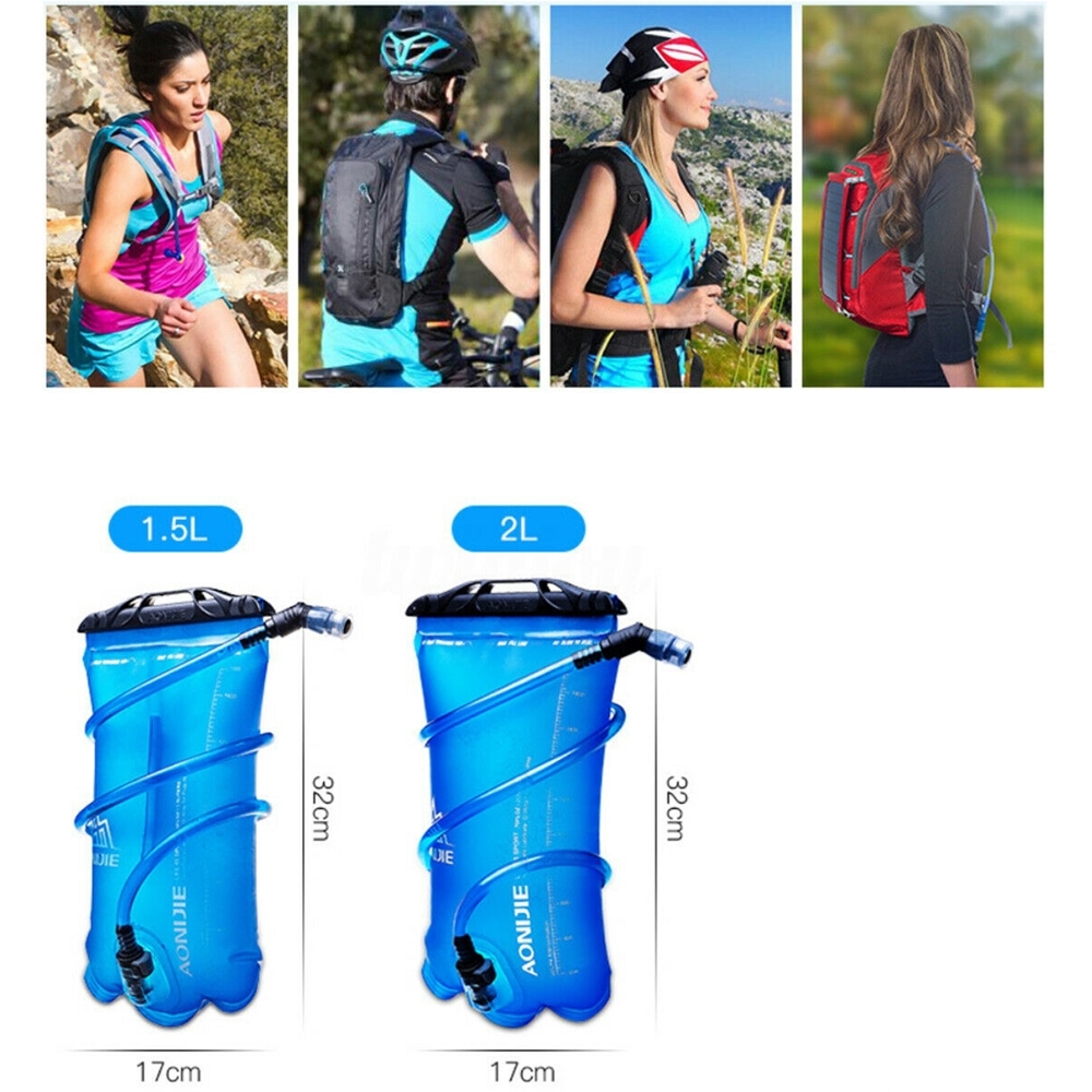 ถุงน้ำพกพา (สีฟ้า) ขนาด 1.5 ลิตร, 2 ลิตร TPU รุ่น SD16 (L08)