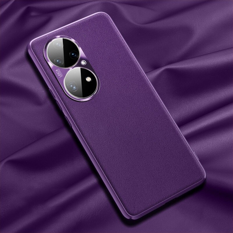 เคส Huawei Nova 9 #เคสแบบฝาหลัง TPU เคลือบหนัง PU มีกันเลนส์กล้อง Leather Cases Soft Matte Shockproof Protect Camera Back Cover