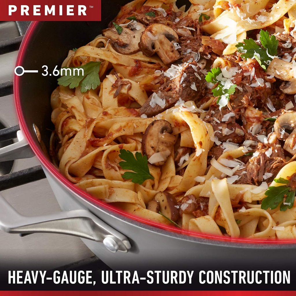 (Pre Order) Calphalon® Premier Hard-Anodized Nonstick 10-Inch and 12-Inch Fry Pan คาลฟาลอน พรีเมี่ยม ชุดกระทะ ขนาด 10 และ 12 นิ้ว