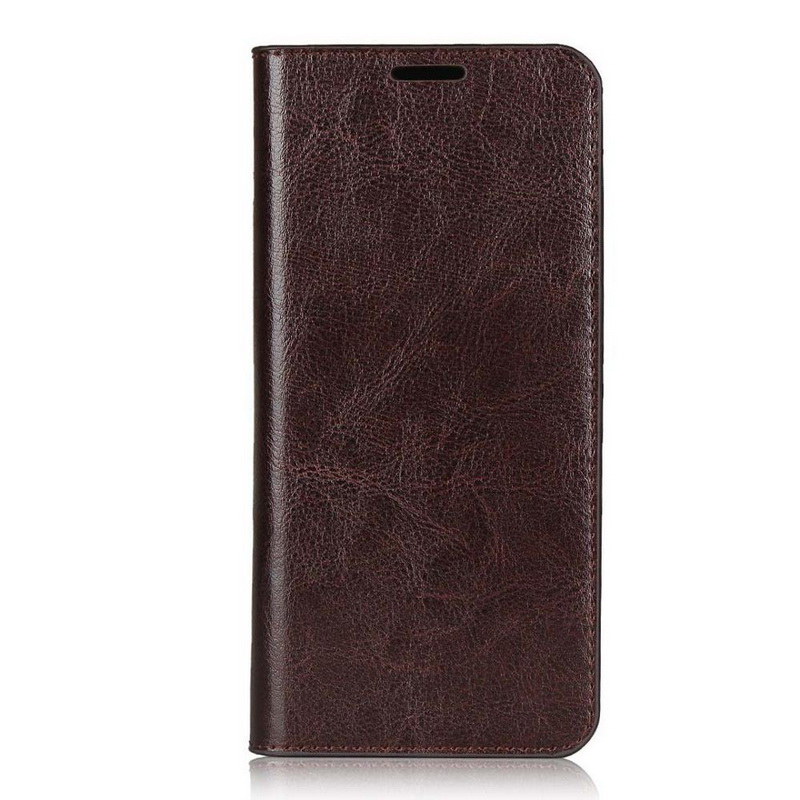 Case Xiaomi Mi Note 10 Pro #เคสฝาพับหนังแท้แบบกระเป๋าสตางค์คุณภาพดี Crazy Horse Genuine Leather Cover