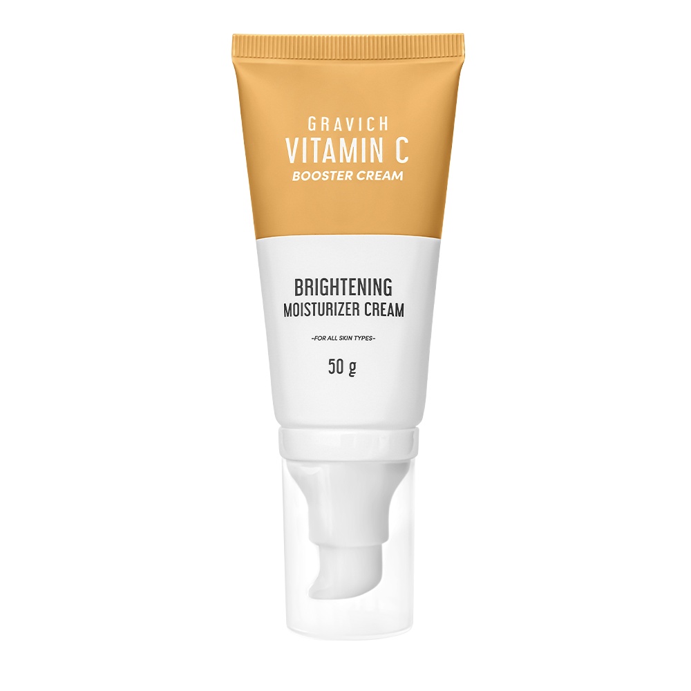 Gravich Triple Vitamin C Booster Cream 50 g. มอยส์เจอร์ครีม วิตามินซี 3 อนุพันธ์ เข้มข้น