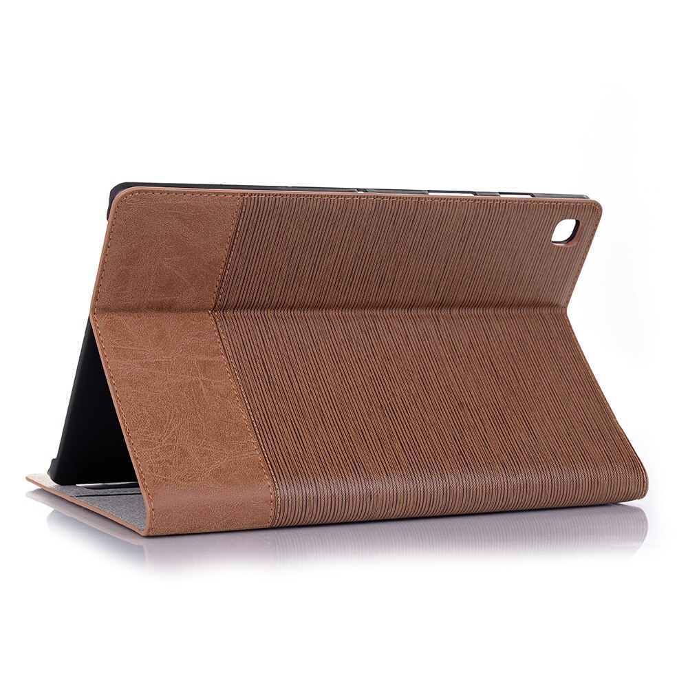 Case Huawei MediaPad M3 8.4 นิ้ว #เคสฝาพับกระเป๋าสตางค์หนัง PU สมาร์ท 2 สี Bi-color Smart Stripe Leather Wallet