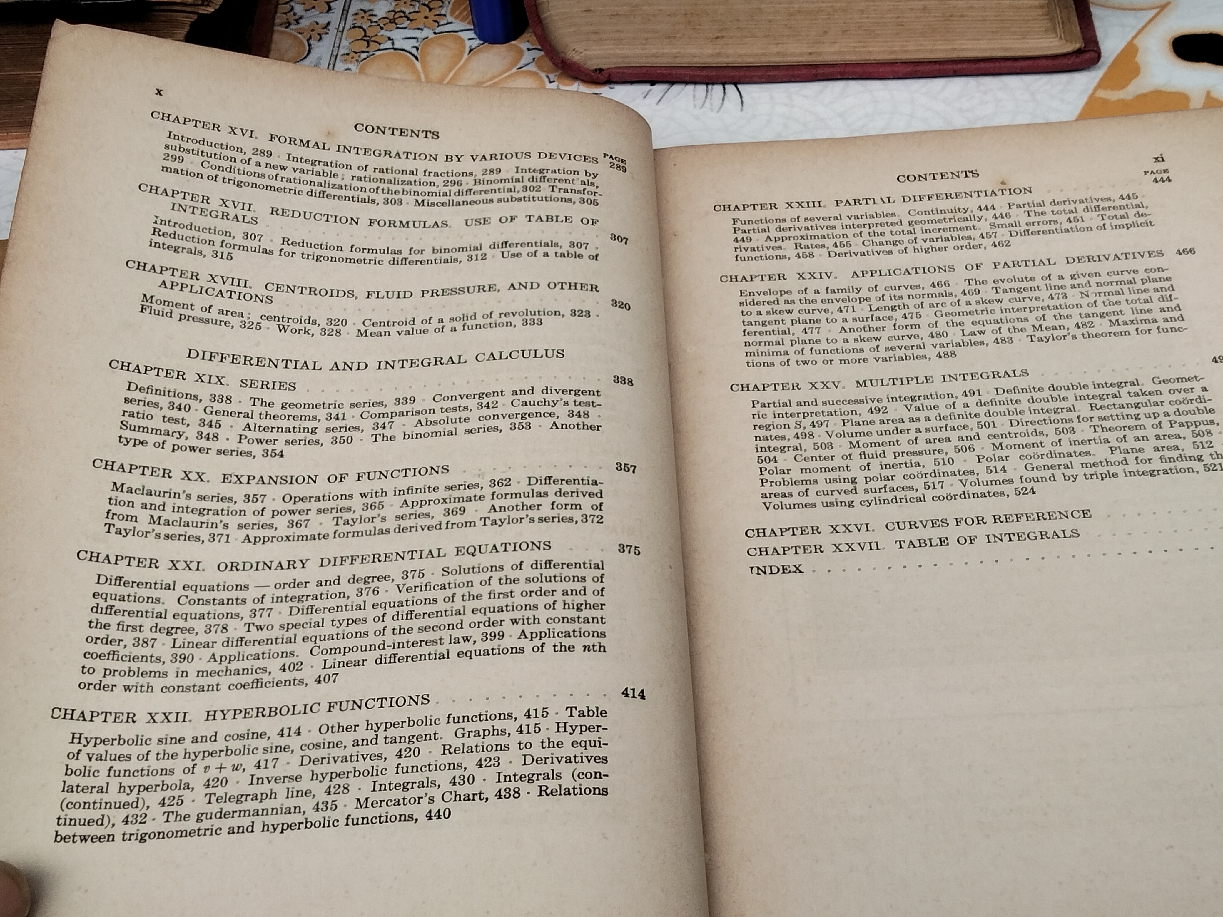 ELEMENTS OF THE DIFFERENTIAL AND INTEGRAL CALCULUS BY GRANVILLE - SMITH - LONGLEY