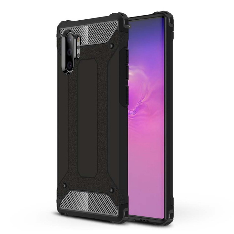 Case Samsung Galaxy Note 10+ #เคสฝาหลังเกราะป้องกัน ไฮบริด พลาสติก+TPU Heavy Duty Rugged Hybrid