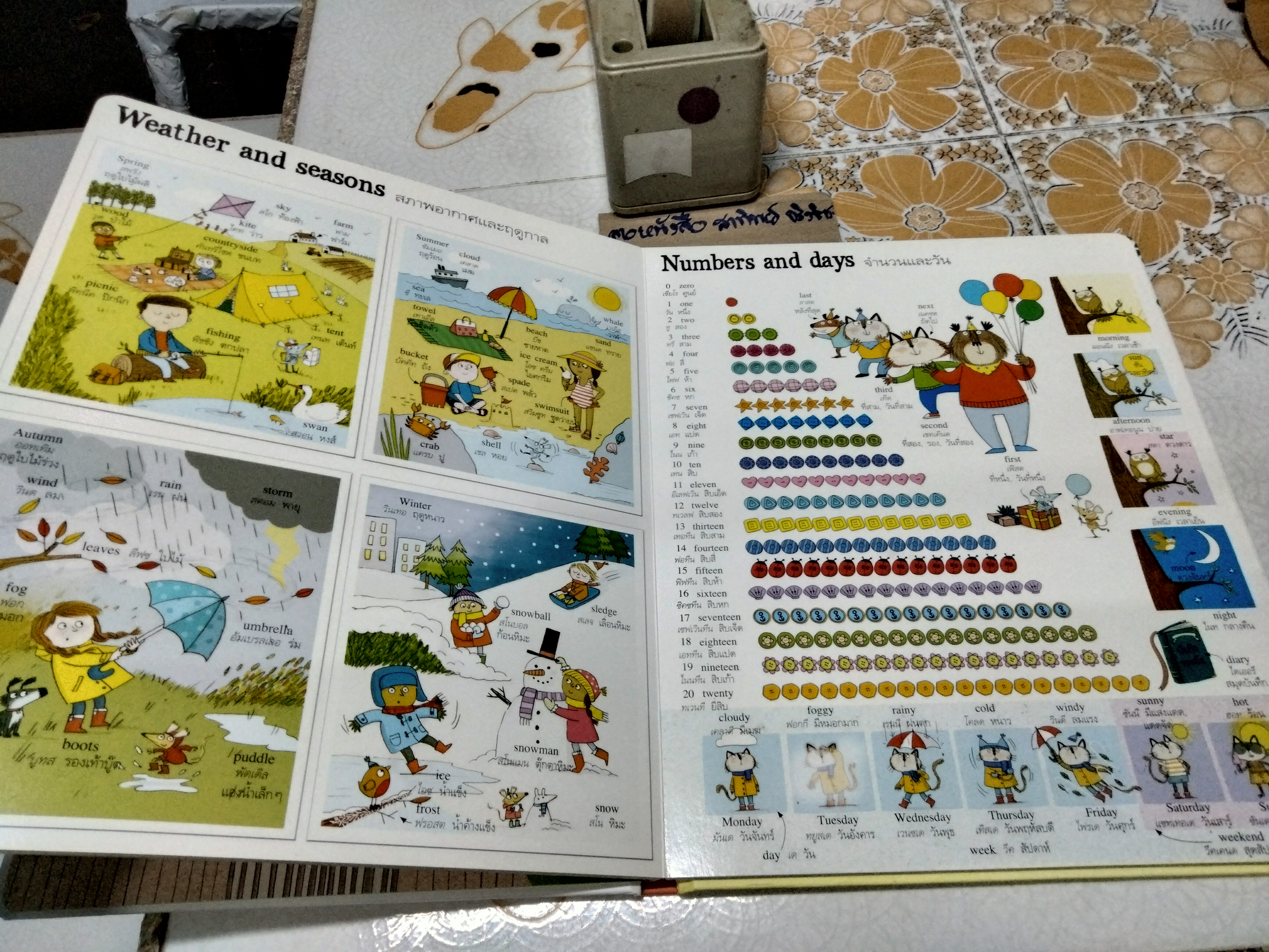 พจนานุกรมภาพ อังกฤษ-ไทย สำหรับคุณหนู ผู้แต่ง ไมรี แมคคินนอน, เคทไฮนด์ลีย์ สำนักพิมพ์ แพรวเพื่อนเด็ก พิมพ์ครั้งที่ 3/2561