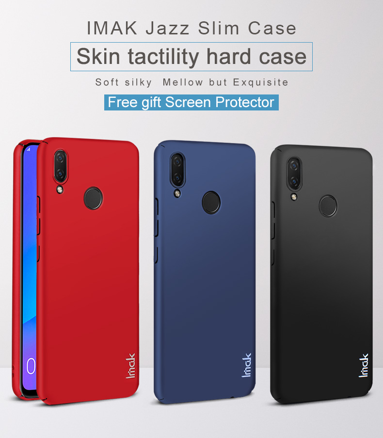 Case Huawei nova 3i #เคสฝาหลังพลาสติกแข็ง IMAK Jazz Skin Feel Hard Shell + ฟิล์มป้องกันหน้าจอ