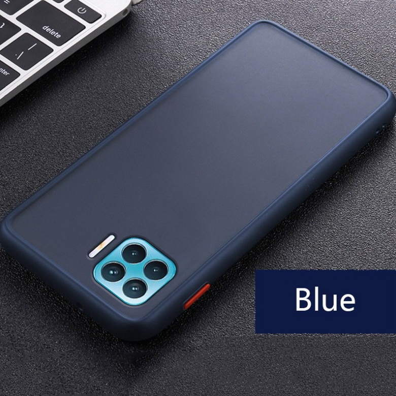 เคส Oppo A93 #เคสฝาหลังซิลิโคนโปร่งแสงขอบนิ่ม Frosted Translucent Silicone Case