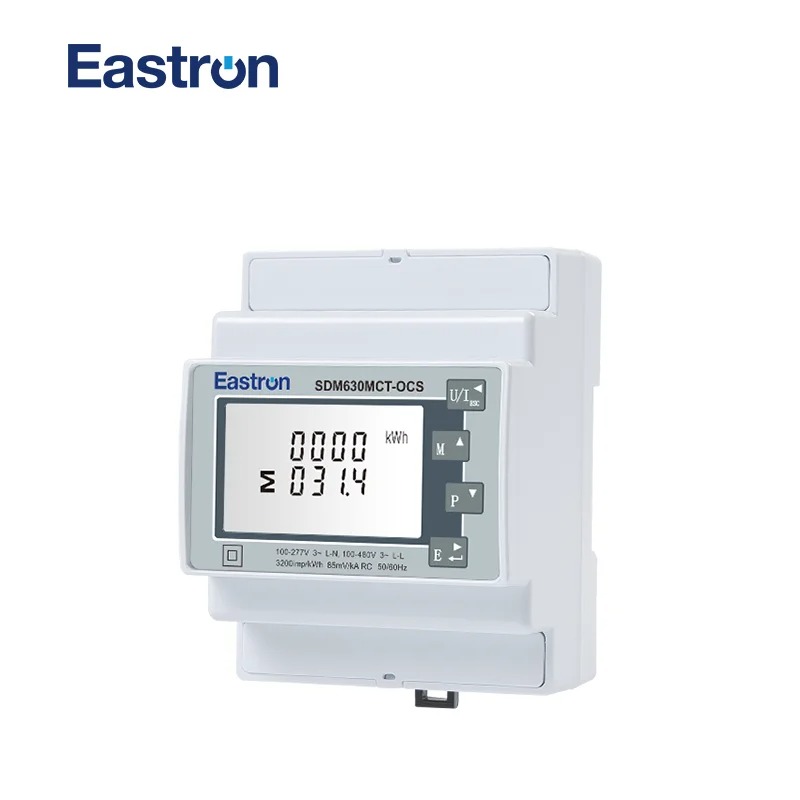 พาวเวอร์มิเตอร์ SDM630MCT-OCS ETL Listed Three Phase Three Wire Rogowski Coil Energy Meter