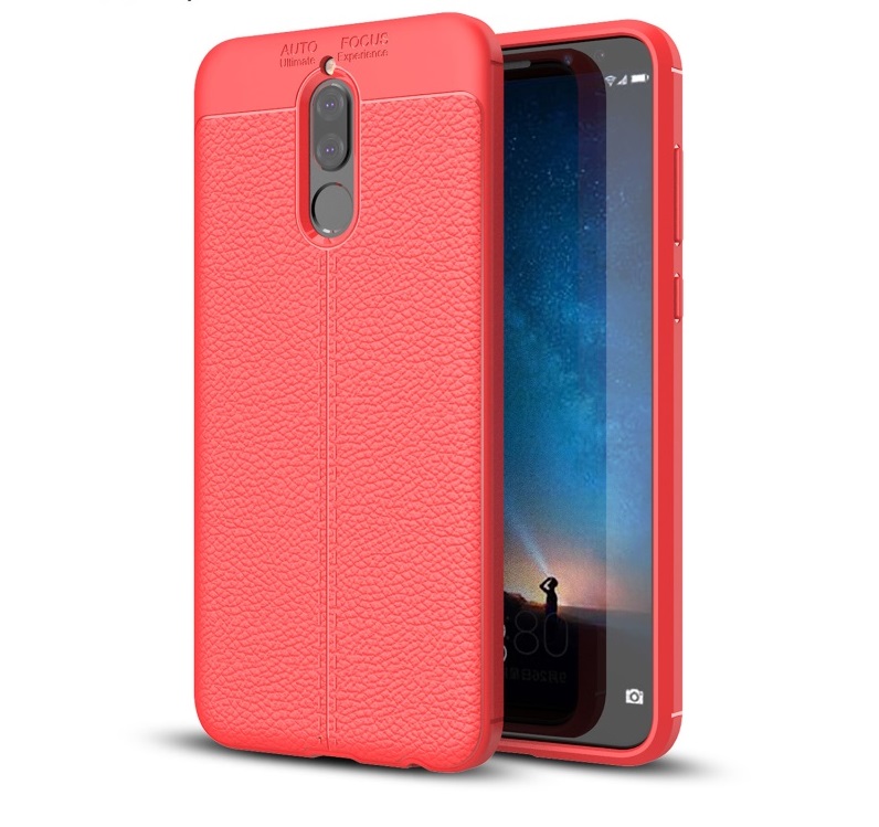 Case Huawei Nova 2i 5.9นิ้ว #เคสหนังPU ผิว Litchi Skin ป้องกันลายนิ้วมือ TPU Soft Case