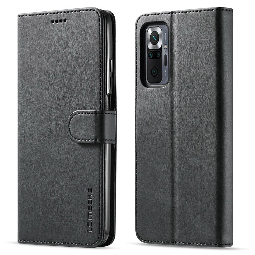 เคส Redmi Note 10 4G #เคสฝาพับหนัง PU LC.IMEEKE คุณภาพดีสไตล์กระเป๋าสตางค์พร้อมช่องใส่การ์ด