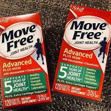 Schiff® Move Free® Joint Health, Advanced Plus MSM with Glucosamine + Chondrotin 120 Coated Tablets อาหารเสริม บำรุงกระดูกและข้อ