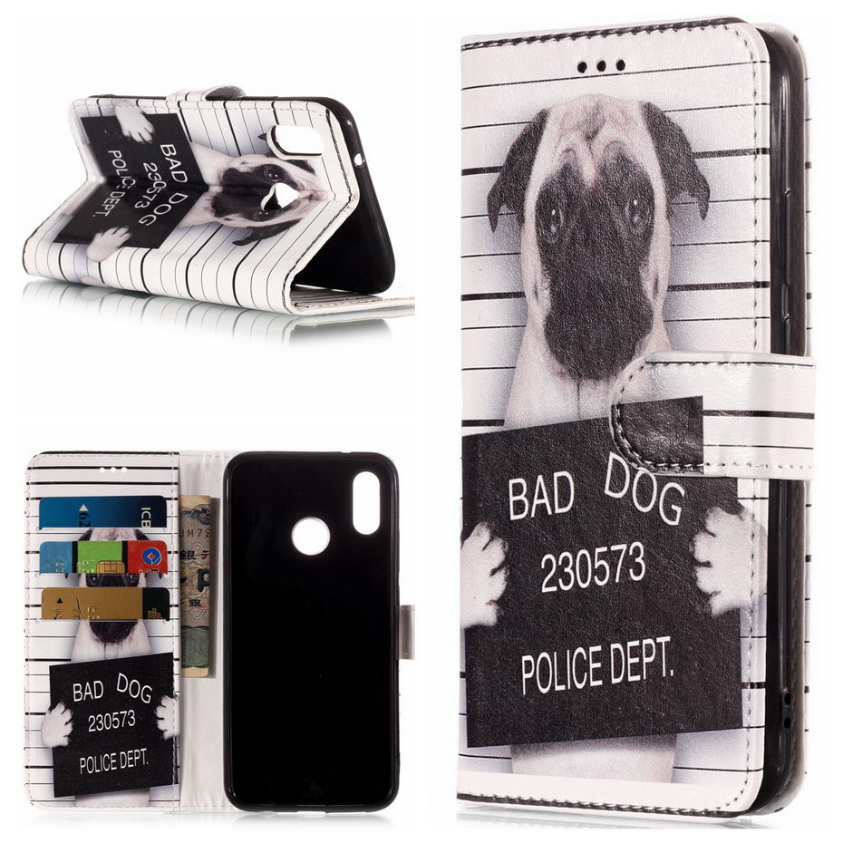 Case Huawei P20 Lite/Nova 3e #เคสฝาพับสไตล์กระเป๋าสตางค์พิมพ์ลายสวยๆ Pattern Printing Wallet Leather