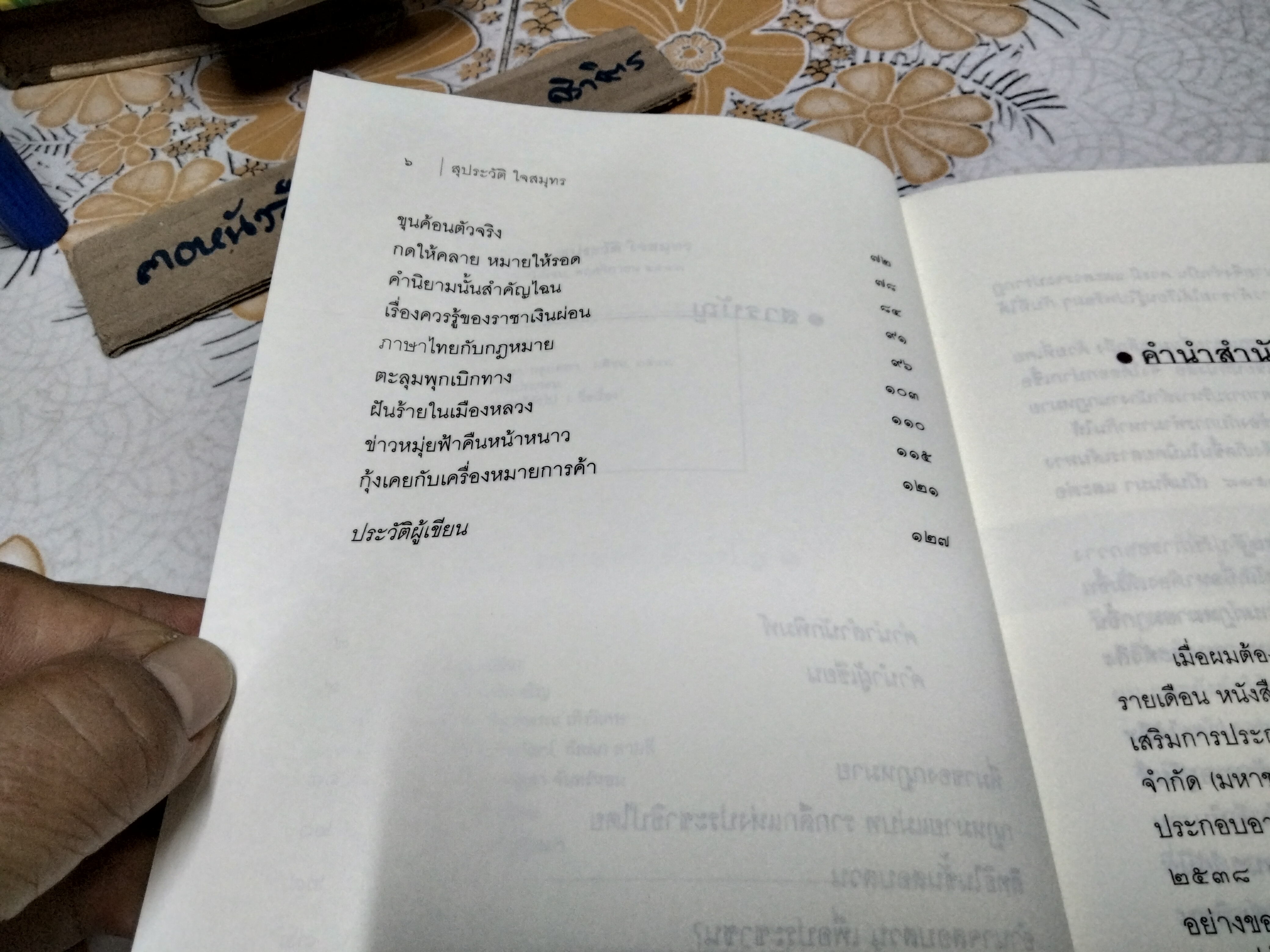 กฎหมายนอกตำรา - สุประวัติ ใจสมุทร รวบรวมจากคอลัมน์ "รู้กฎหมายได้ประโยชน์"