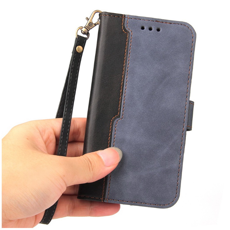 เคส Samsung Galaxy A13 5G #เคสฝาพับ แบบฝาพับสไตล์วินเทจแบบกระเป๋าสตางค์ Luxury Wallet Flip Phone Case