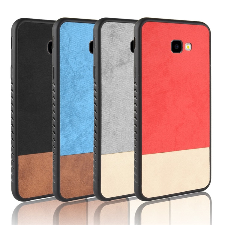 Case Samsung Galaxy J4+ #เคสฝาหลัง TPU Bi-color Splicing Coated PC + TPU Hybrid