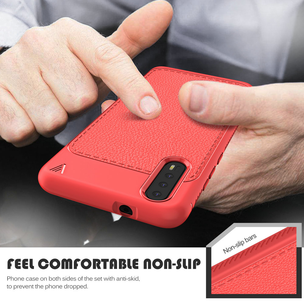 Case Huawei P20 Pro IVSO Gentry Series #เคสฝาหลัง TPU ลายผิวเคลือบหนัง PU คุณภาพดี