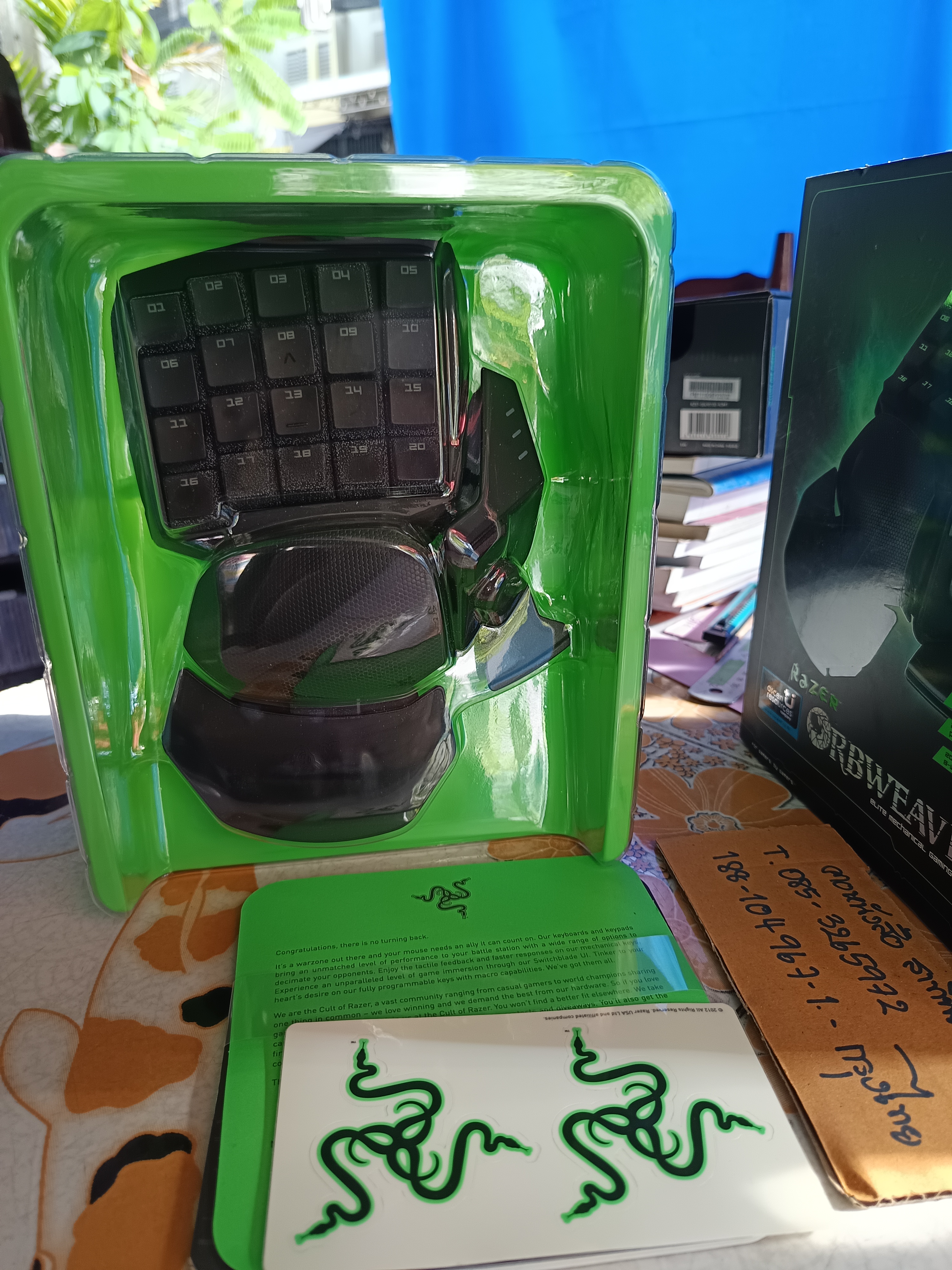 KEYPAD (คีย์แพด) RAZER ORBWEAVER ELITE MECHANICAL GAMING KEYPAD P13424