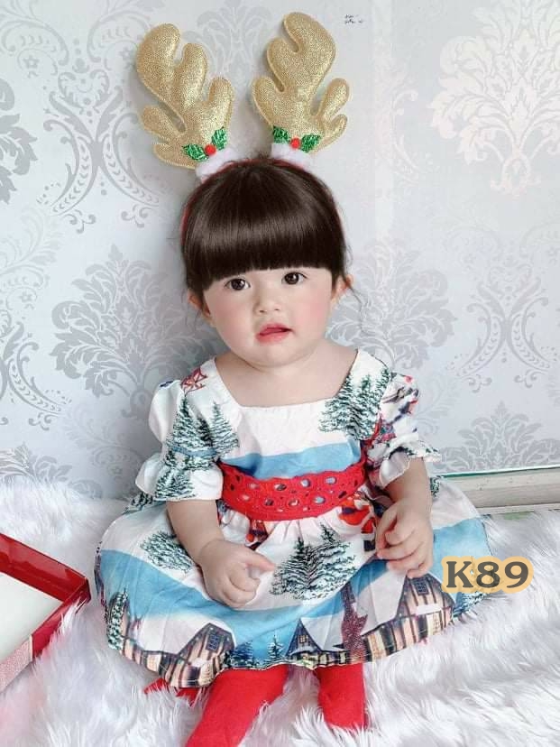 ชุดเด็กหญิง คริสมาสต์แนววินเทจ