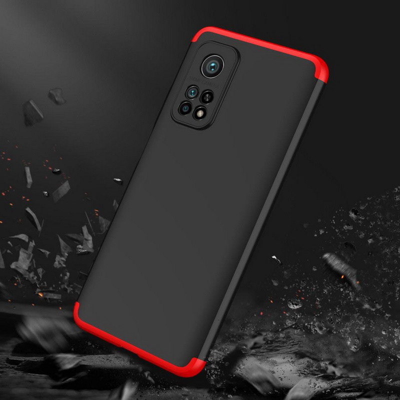 Case Xiaomi Mi 10T Pro #เคสฝาหลังพลาสติกแข็ง Detachable All-wrapped Matte แยกชิ้นได้