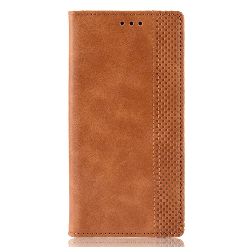 เคส Vivo Y19 #เคสฝาพับปกหนังสไตล์วินเทจดูดซับอัตโนมัติแบบกระเป๋าสตางค์