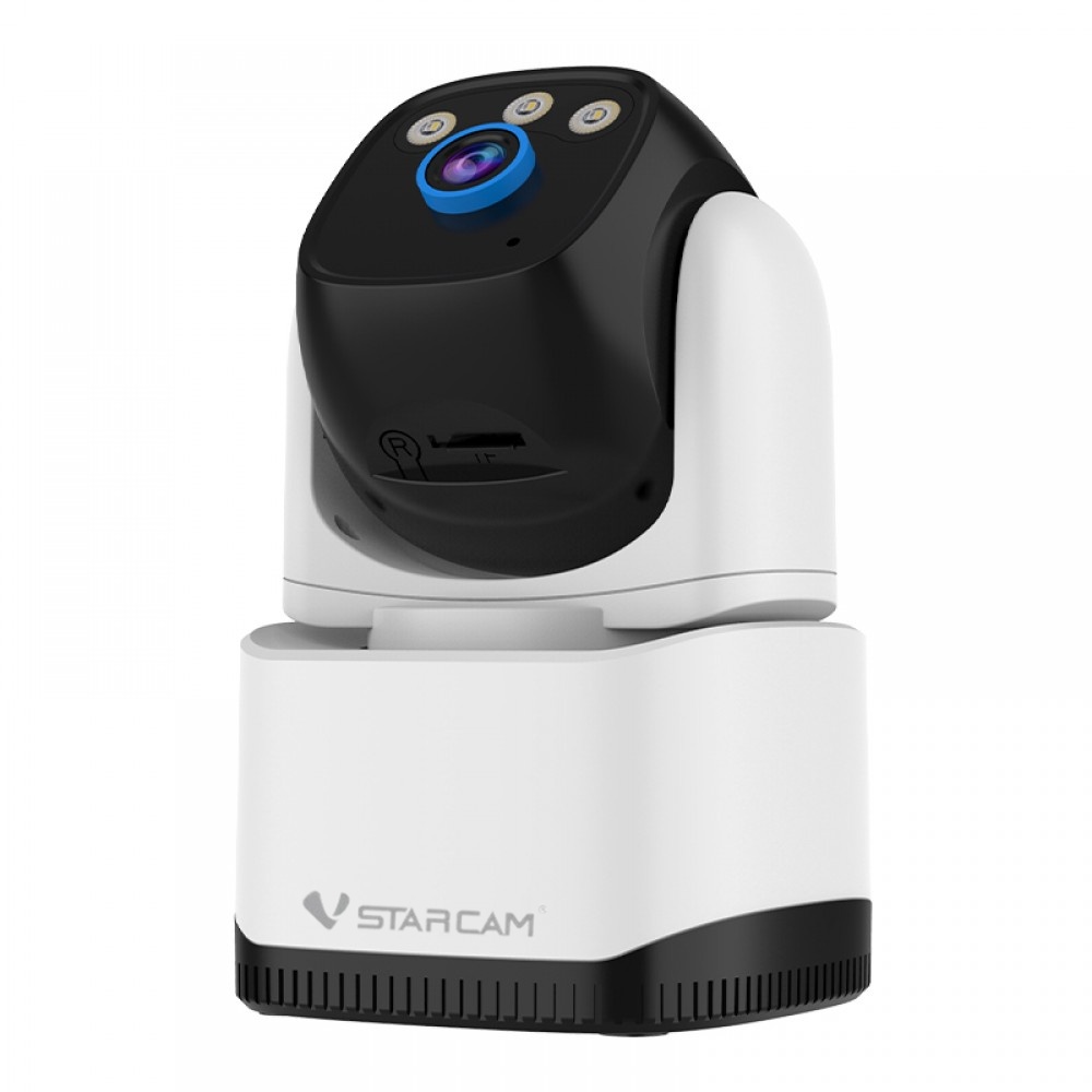 Vstarcam Vstarcam กล้องวงจรปิดภายในรุ่นCS995Q-SP ความคมชัด4ล้านพิกเซล รองรับWIFI2.4/5G ขาว