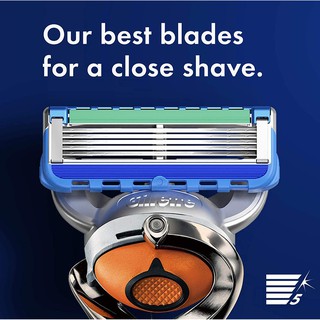 Gillette® Fusion5 ProGlide® Razor Blades Refills 4, 8 or 12 Cartridges ใบมีดโกน ยิลเลตต์ ฟิวชั่นไฟ้ว์ โปรไกลด์